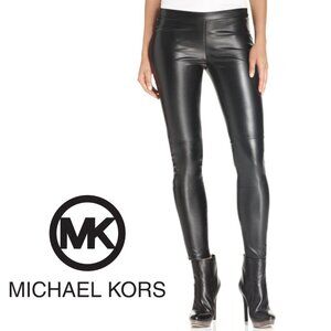 MICHAEL KORS Faux Leather Leggings